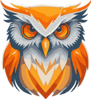 Owl Animal Logo Macot png