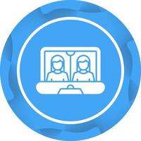 Online Meeting Vector Icon