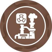 Nuclear Plant Vector Icon