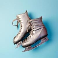 Ice skates. Illustration photo