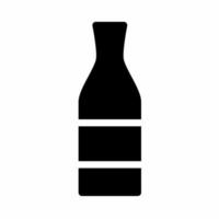 Bottle icon vector simple illustration. Stock vector.