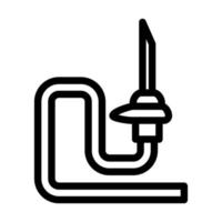 Catheter Icon Design vector