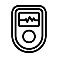 Pulse Oximeter Icon Design vector