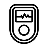 Pulse Oximeter Icon Design vector