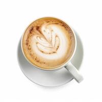 Cappuccino cup isolated. Illustration photo