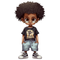 Super Cute Black Baby png