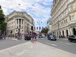 London in the Uk in June 2022. People celebrating the Queens Platinum Jubilee photo