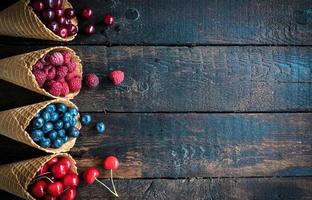 Fruits in the cones photo