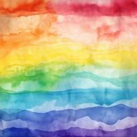 Rainbow Watercolor Background Texture photo