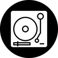 Turntable Vector Icon Design