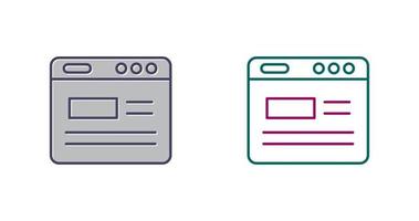 Web page Unique Vector Icon