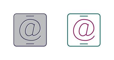 Mail Unique Vector Icon