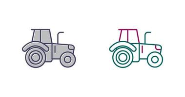 Tractor Unique Vector Icon