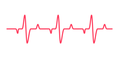 corazón ritmo grafico comprobación tu latido del corazón para diagnóstico png