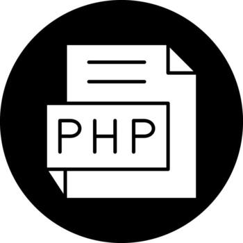 php vector icono diseño