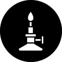 Bunsen Burner Vector Icon Design