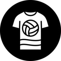 Deportes camisa vector icono diseño