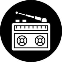 diseño de icono de vector de radio