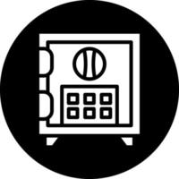 Safe Box Vector Icon Design