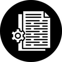 diseño de icono de vector de documentación