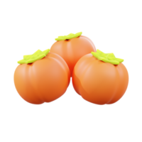 3d icon rendering persimmon png