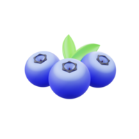 3d icon rendering blueberry png