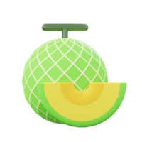 3d icono representación melón png