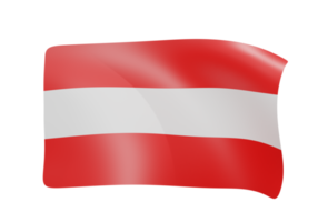 golvend vlag 3d geven png