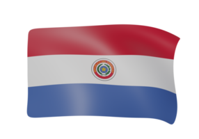 golvend vlag 3d geven png