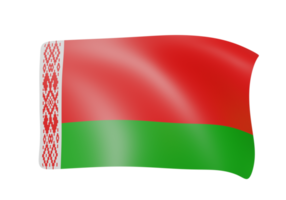 golvend vlag 3d geven png