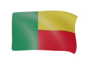 golvend vlag 3d png