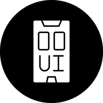 diseño de icono de vector de diseño de interfaz de usuario