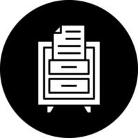 File Drawer Vector Icon Design