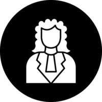 Judge Vector Icon Design