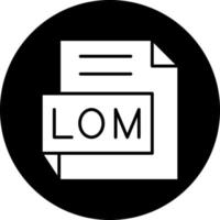 lom vector icono diseño