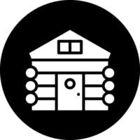 Cabin Vector Icon Design