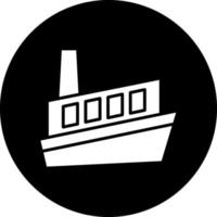 diseño de icono de vector de crucero