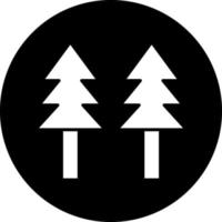Pine Tree Vector Icon Design
