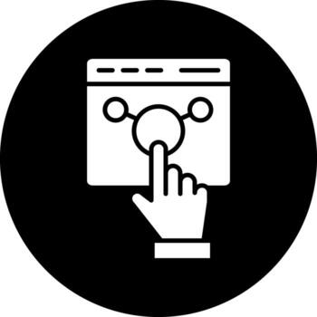 Interact Vector Icon Design