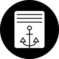 Anchor Text Vector Icon Design