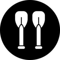Paddles Vector Icon Design