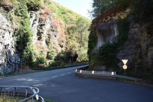 Road Between Cliffs photo