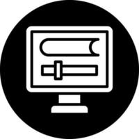 Online Lecture Vector Icon Design