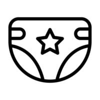 Diaper Icon Design vector