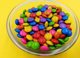 Sugar Coated Chocolate Gems Candy photo