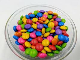 Sugar Coated Chocolate Gems Candy photo