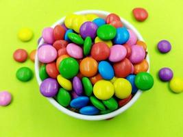 Sugar Coated Chocolate Gems Candy photo