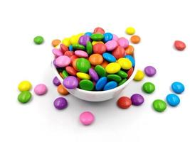 Sugar Coated Chocolate Gems Candy photo