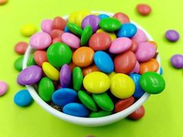 Sugar Coated Chocolate Gems Candy photo