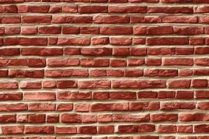 Stylized red bricks texture photo
